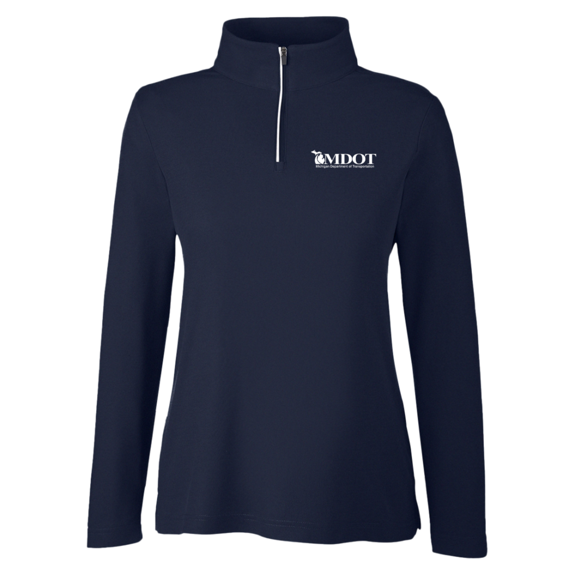 MDOT (White) Women's Fusion Quarter Zip