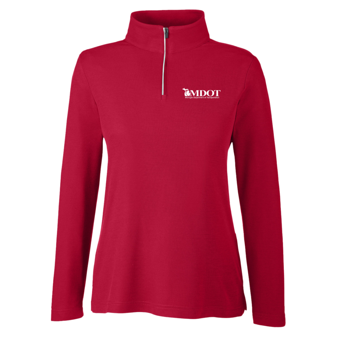 MDOT (White) Women's Fusion Quarter Zip