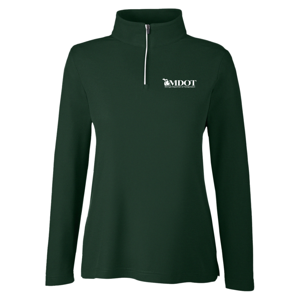 MDOT (White) Women's Fusion Quarter Zip