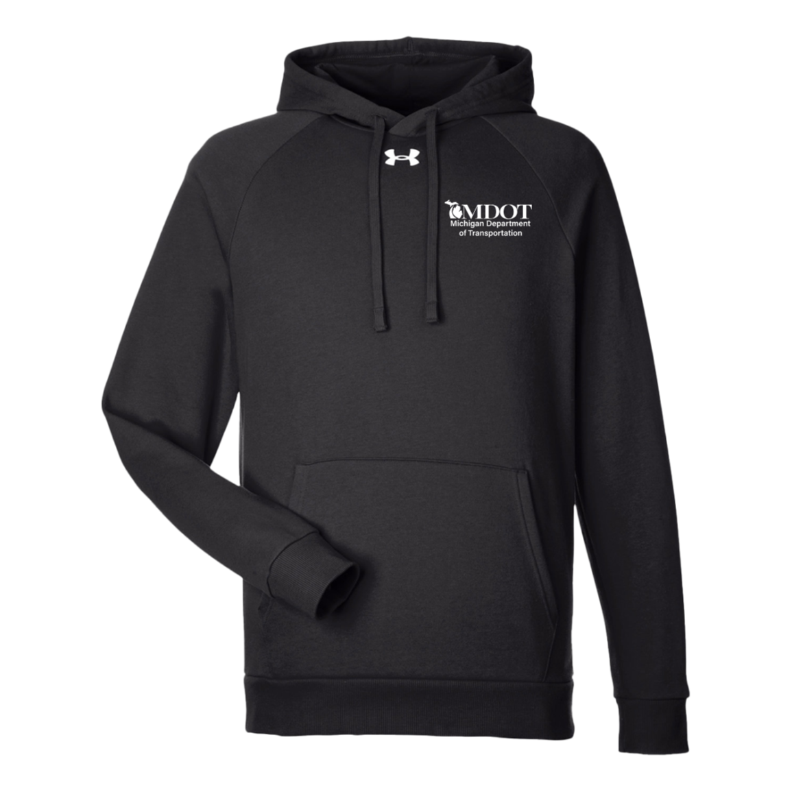 MDOT (White) Under Armour Mens Rival Fleece Hoodie