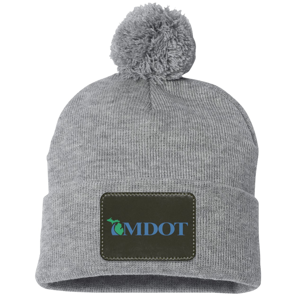 MDOT Pom Pom Knit Cap - Patch