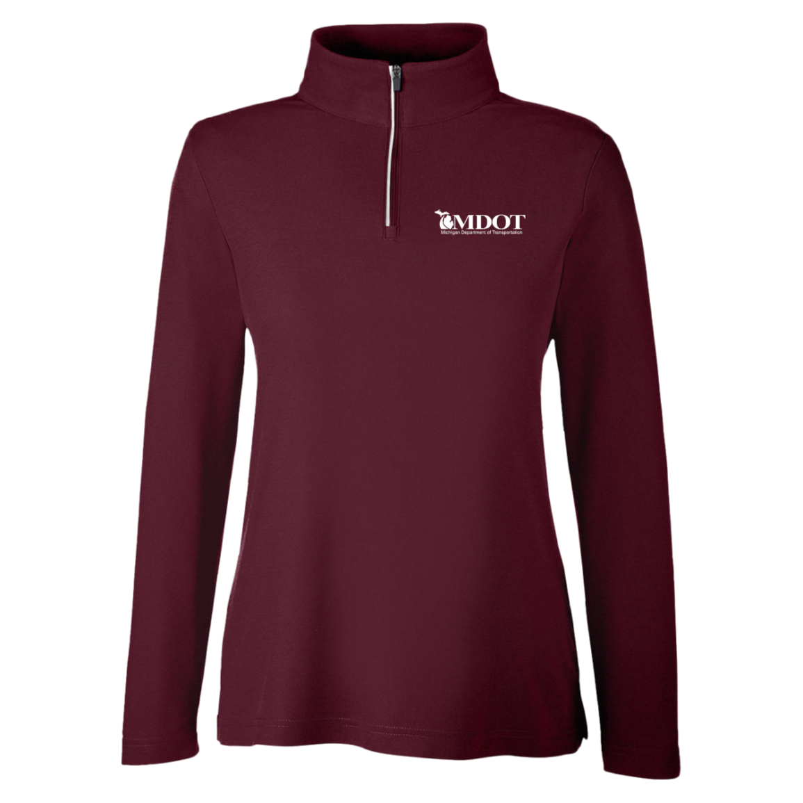 MDOT (White) Women's Fusion Quarter Zip