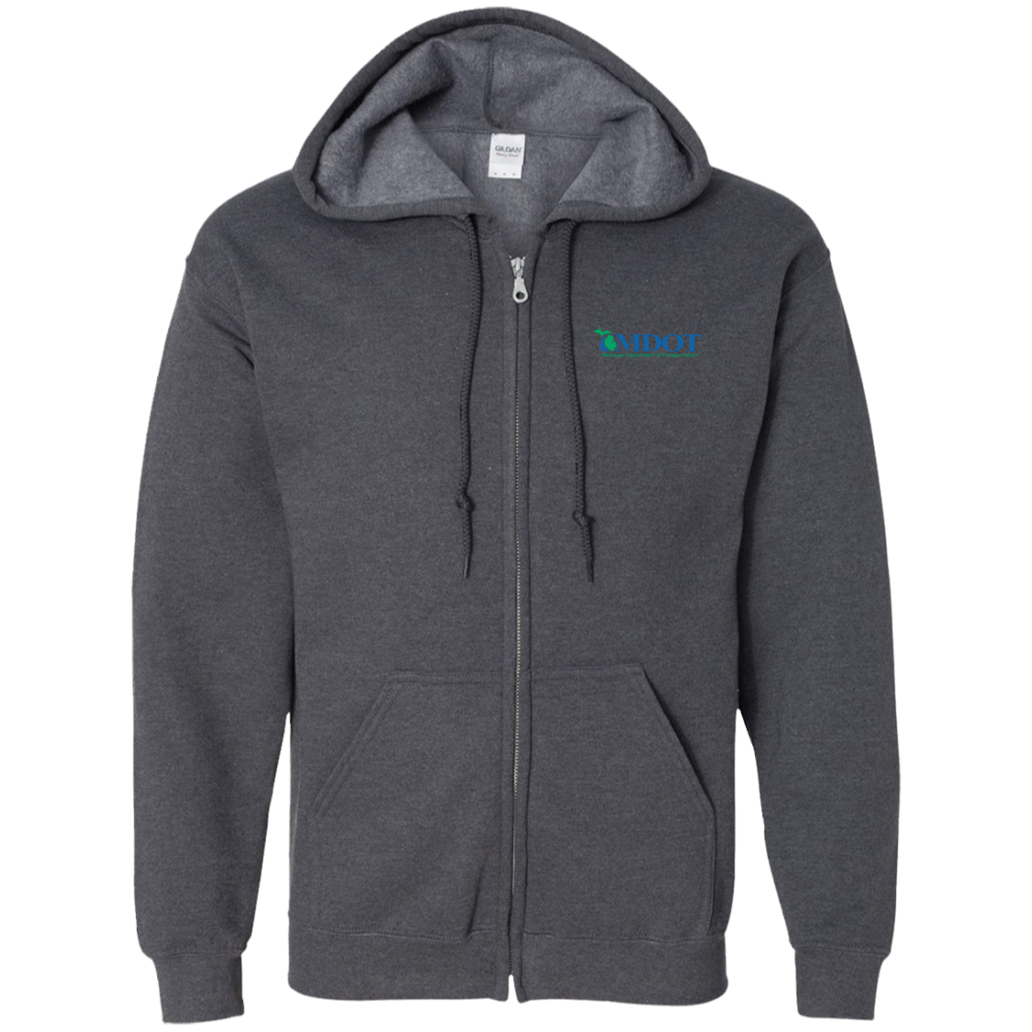 MDOT Zip Up Hooded Sweatshirt