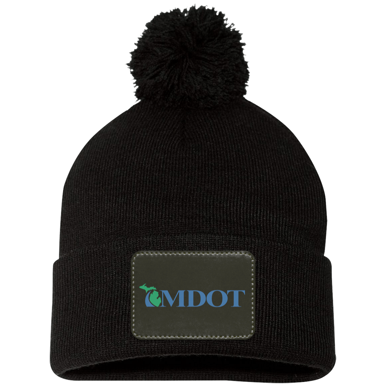 MDOT Pom Pom Knit Cap - Patch