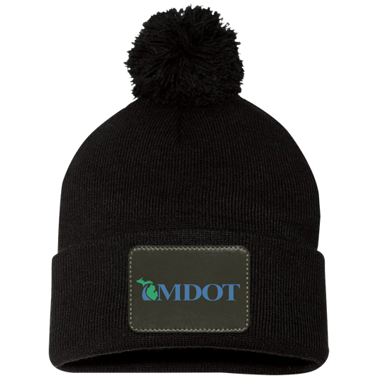 MDOT Pom Pom Knit Cap - Patch