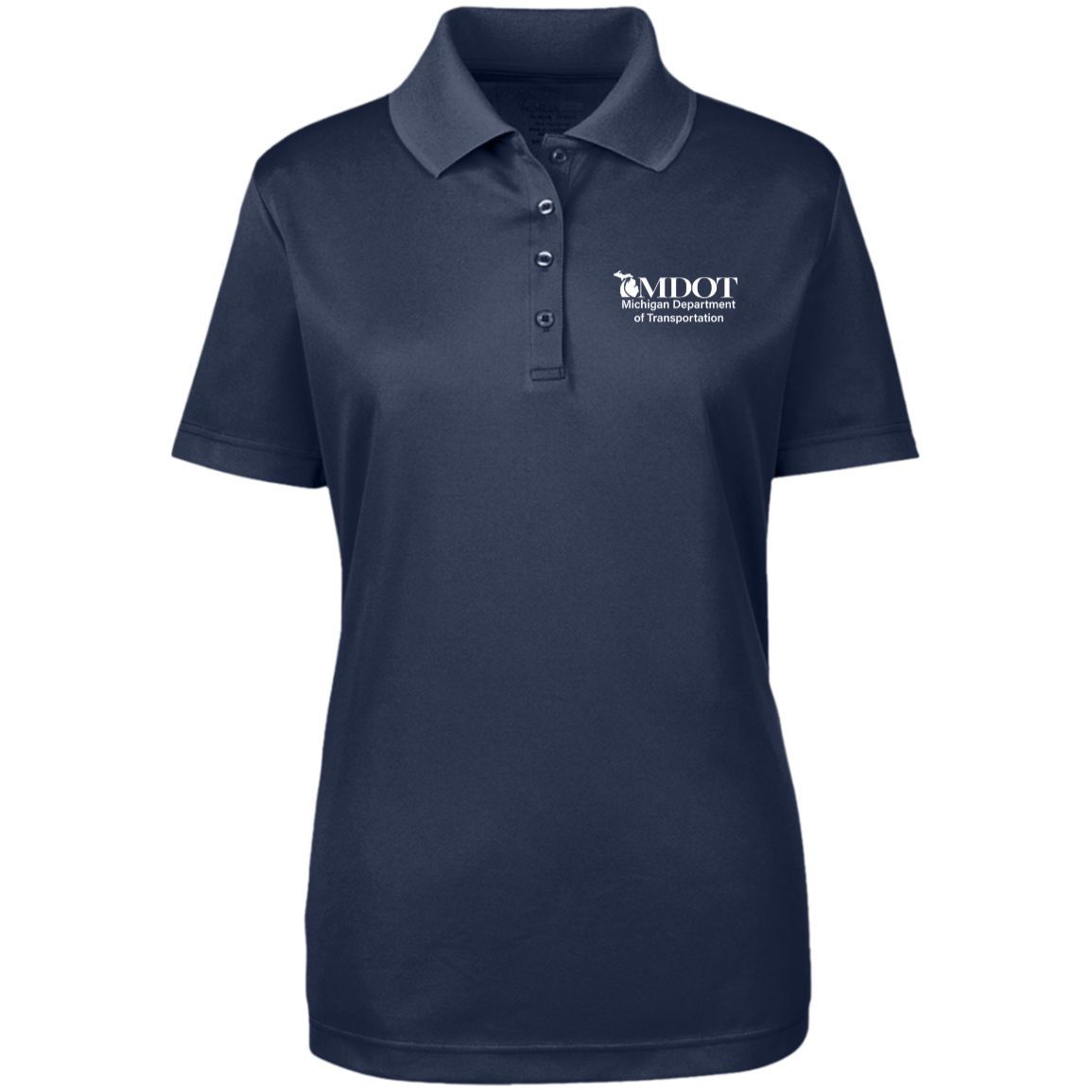 MDOT (White) Women's Origin Pique Polo