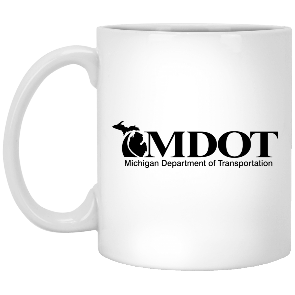 MDOT (Black) White Coffee Mug