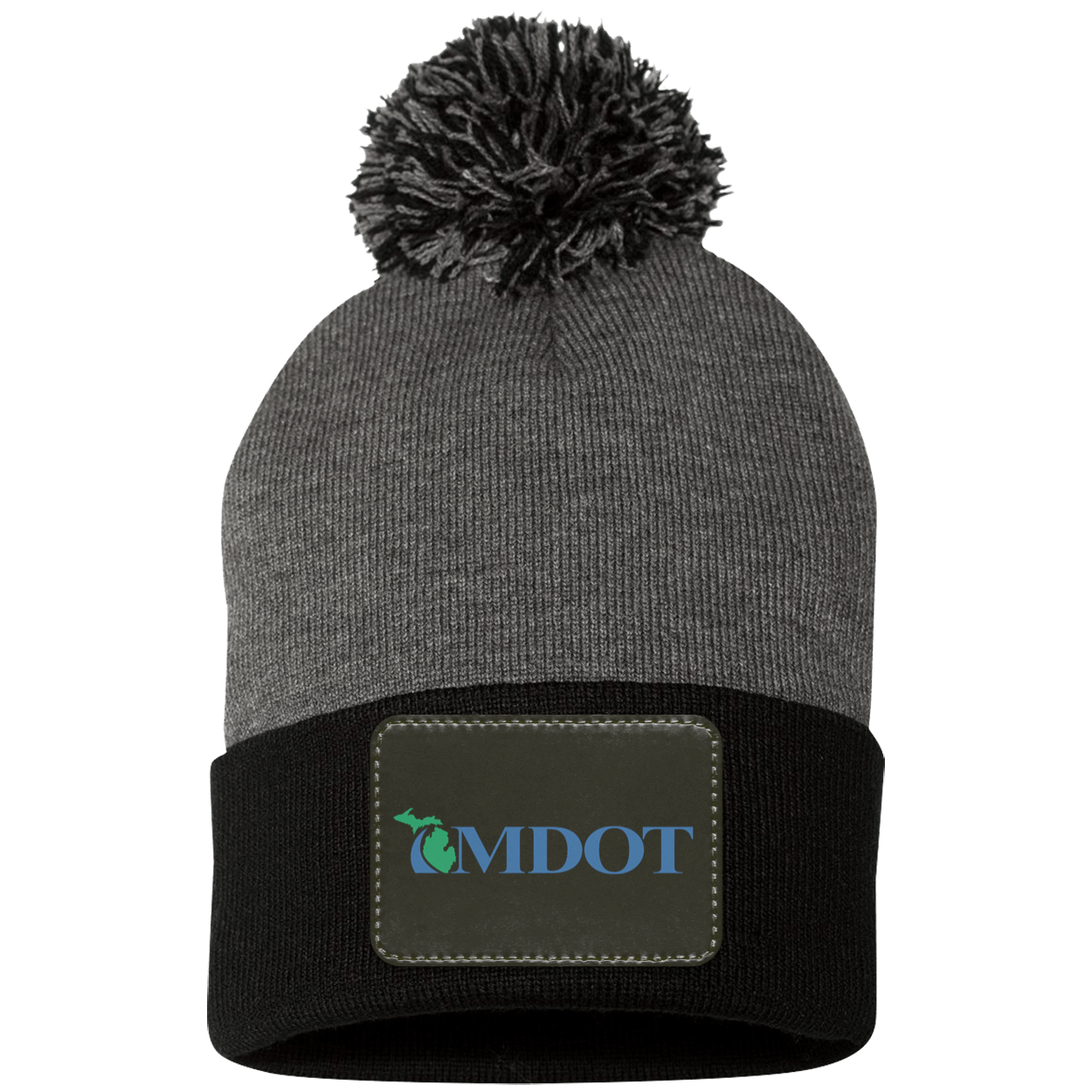 MDOT Pom Pom Knit Cap - Patch