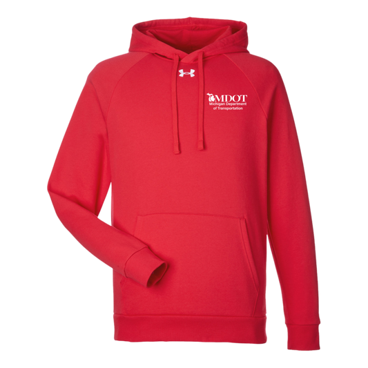 MDOT (White) Under Armour Mens Rival Fleece Hoodie