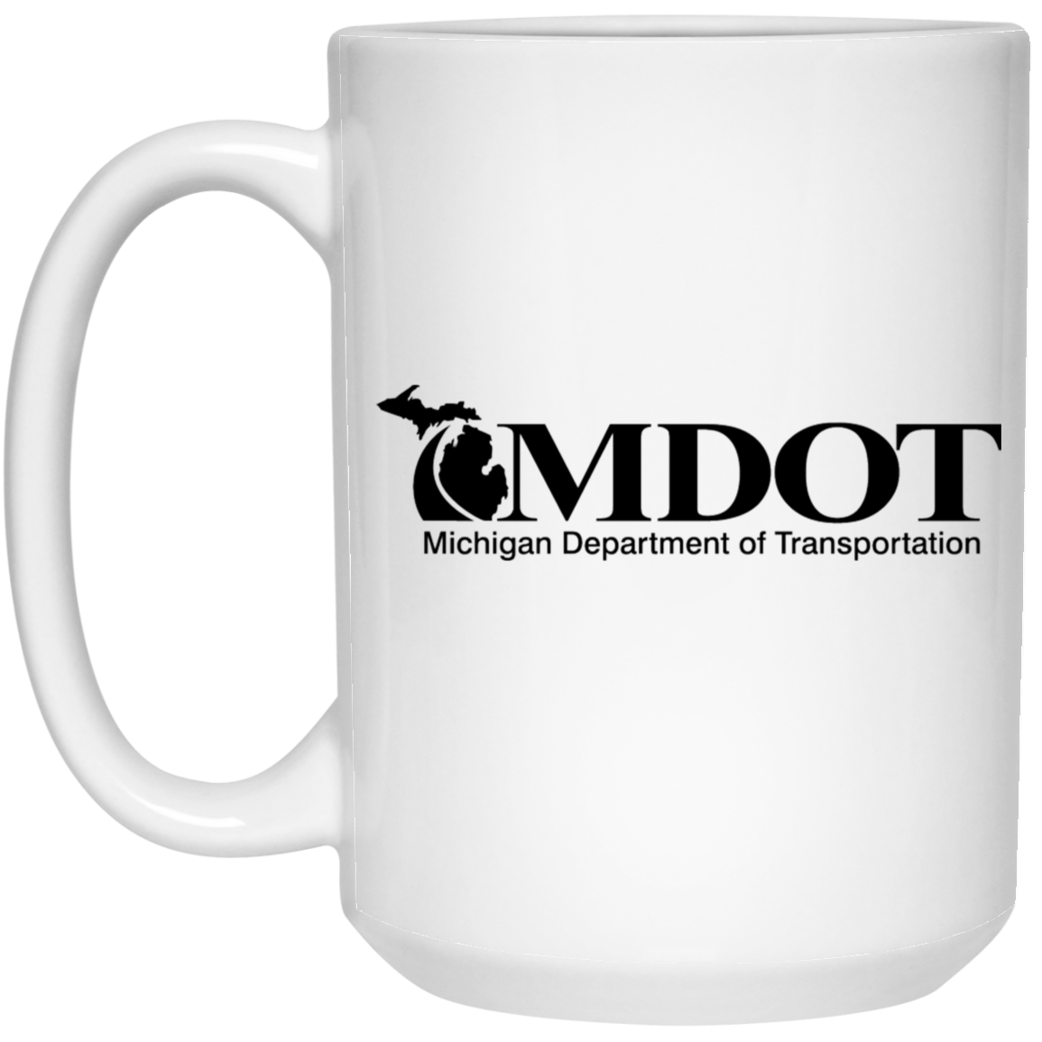 MDOT (Black) White Coffee Mug