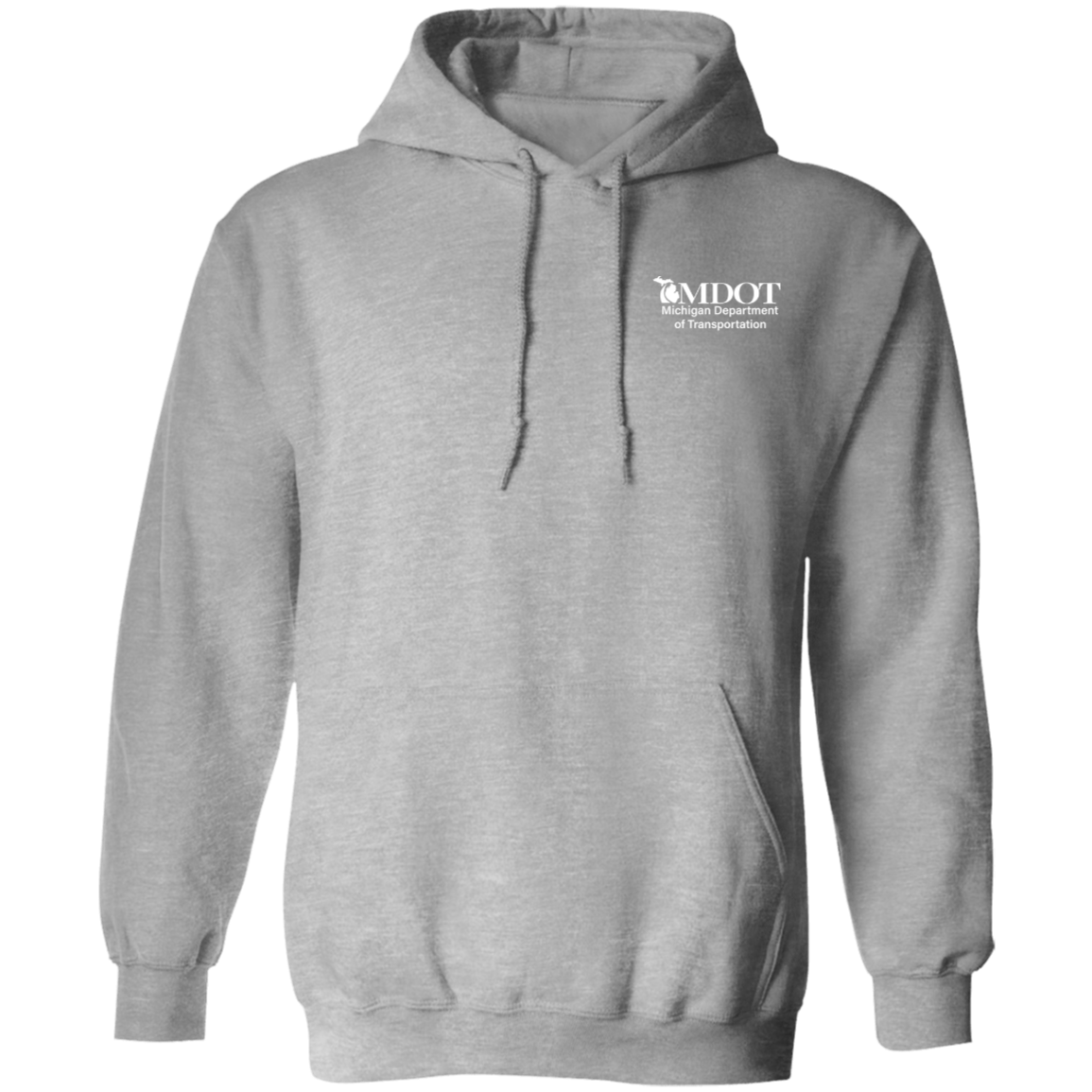 Pullover Hoodie White MDOT logo