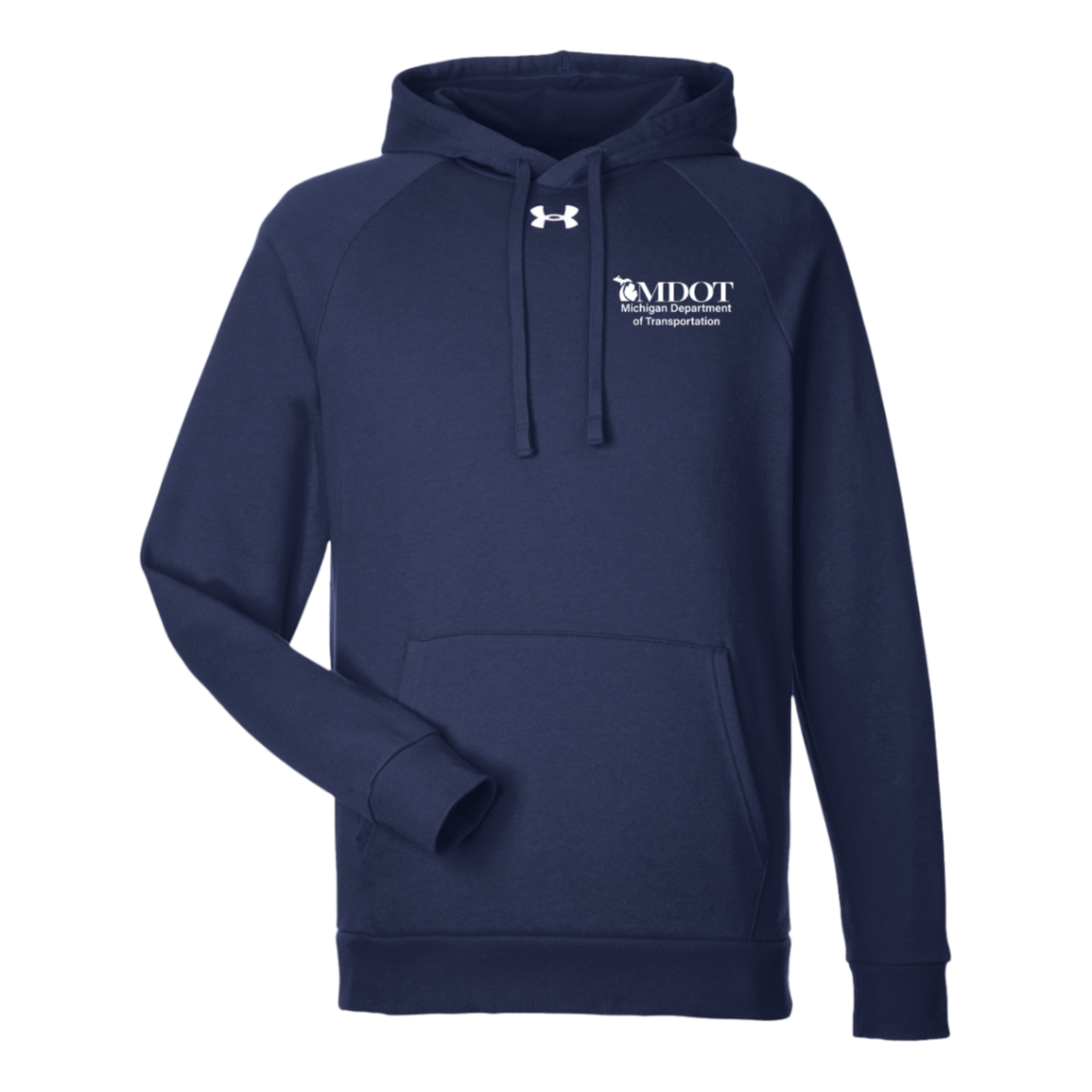 MDOT (White) Under Armour Mens Rival Fleece Hoodie