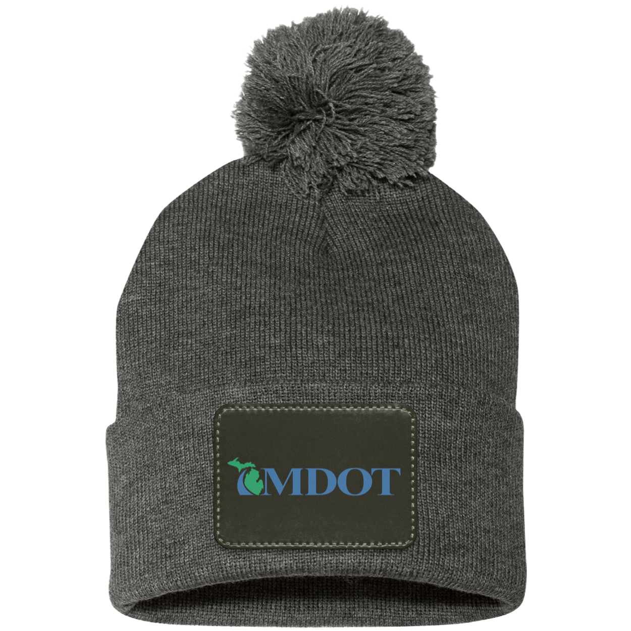 MDOT Pom Pom Knit Cap - Patch