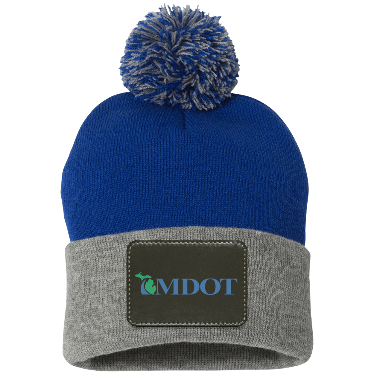 MDOT Pom Pom Knit Cap - Patch